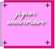Gif animé joyeux anniversaire en rose